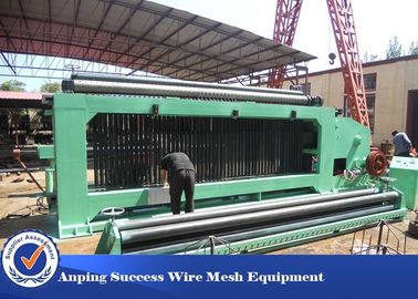 CINA Mesin Gabion Mesh 4300mm Otomatis Penuh Menghasilkan 10x12 pemasok