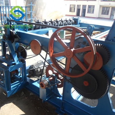 CINA Mesin Double Crimped Wire Mesh Galvanized Steel Weaving Unit Untuk Produksi Berskala Besar pemasok