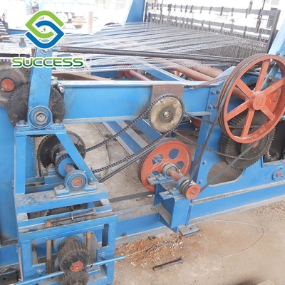 CINA Mesin Wire Mesh Galvanized untuk Double Crimped Tenun pemasok
