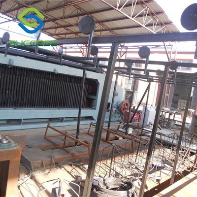 CINA Heavy Duty Industrial Otomatis 4300mm PLC Gabion Mesh Mesin Tenun pemasok