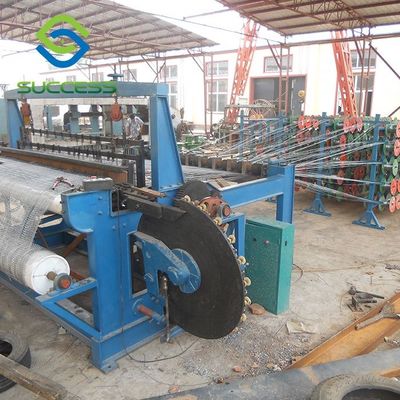 CINA 0.4-2.5mm Output Crimped Wire Mesh Machine Untuk Galvanized / PVC dilapisi stainless steel kawat pemasok